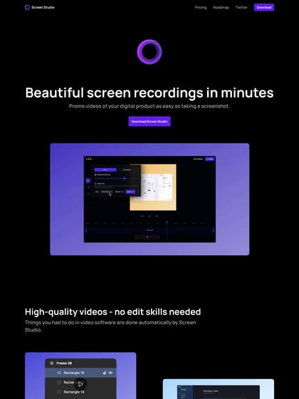 Screen Studio Thumbnail Preview