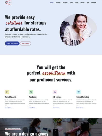 Wave Template Thumbnail Preview