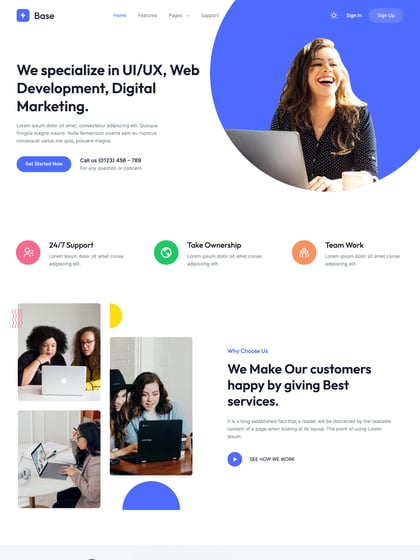 Base Template Thumbnail Preview