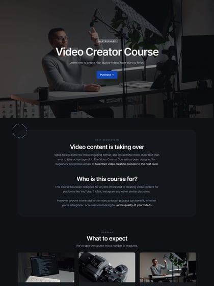 Video Creator Course Thumbnail Preview