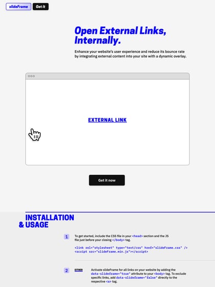 slideFrame Thumbnail Preview