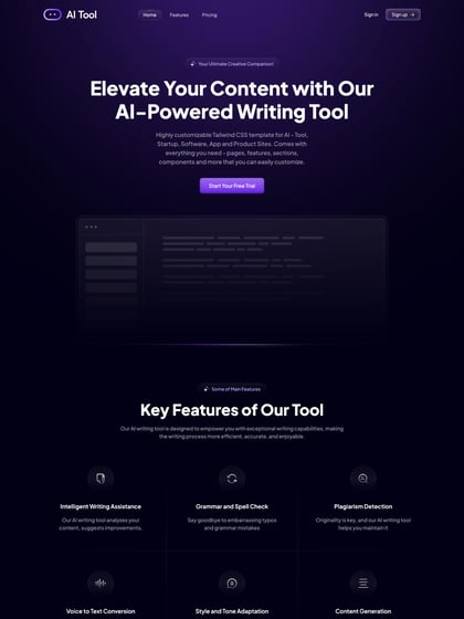 AI Tool Template Thumbnail Preview