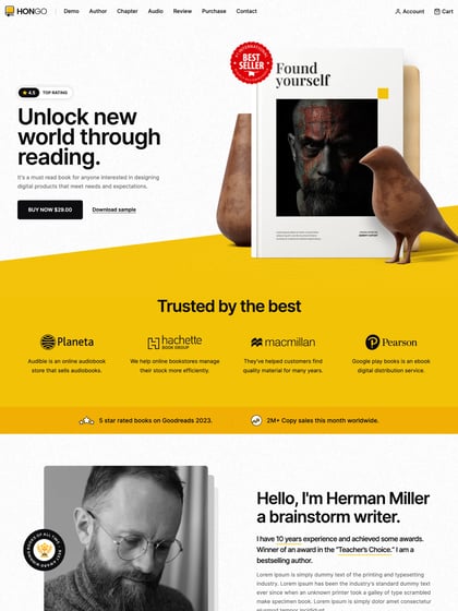 Hongo Template Thumbnail Preview