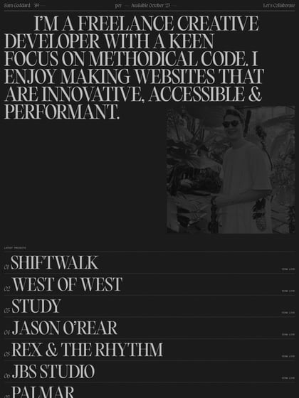 Sam Goddard Thumbnail Preview