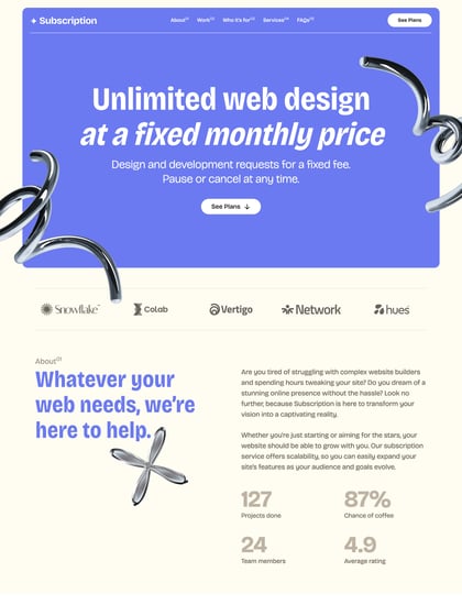 Subscription Template Thumbnail Preview