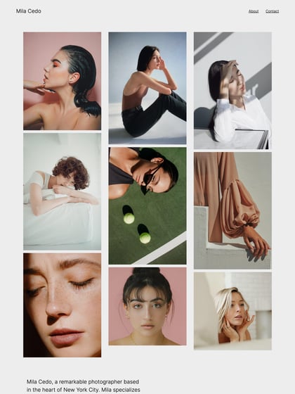 Mila Template Thumbnail Preview