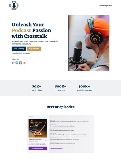Crosstalk Template Thumbnail Preview