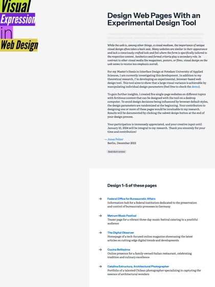 Visual Expression in Web Design Thumbnail Preview