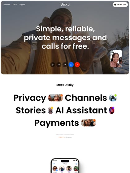 Sticky Template Thumbnail Preview