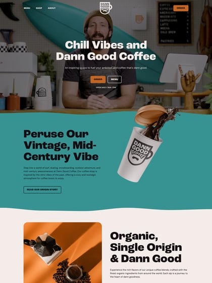 Dann Good Coffee Template Thumbnail Preview