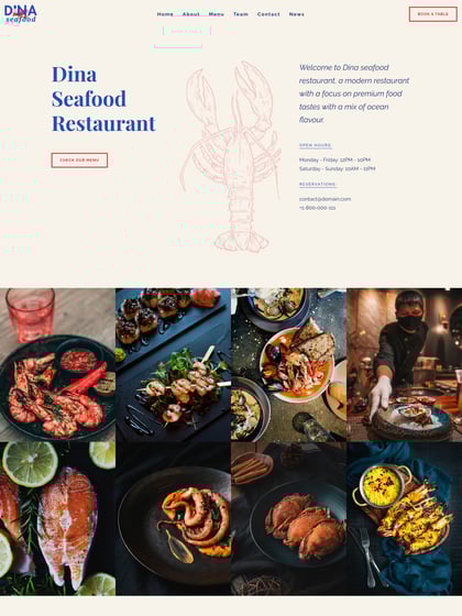 Dina Template Thumbnail Preview