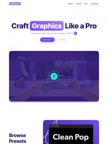 Captioneer Thumbnail Preview