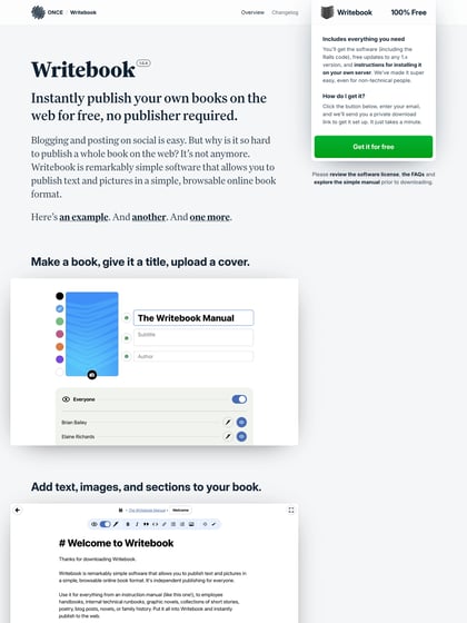 Writebook Thumbnail Preview