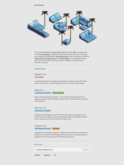 Daniel Maslan Thumbnail Preview