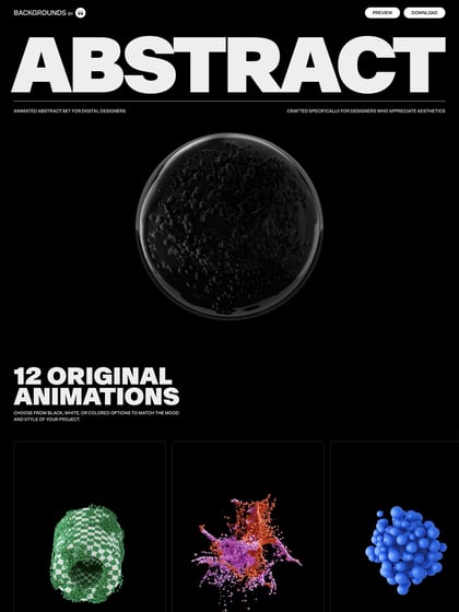 Abstract Animated Thumbnail Preview