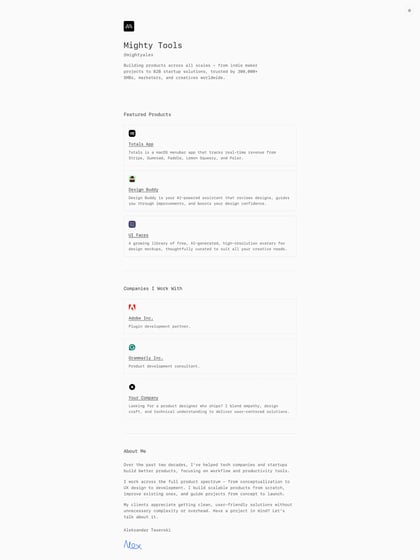 Mighty Tools Thumbnail Preview