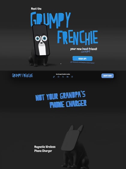 Grumpy Frenchie Thumbnail Preview