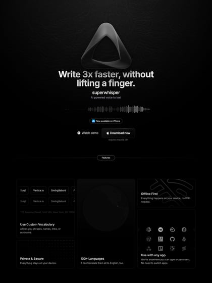 superwhisper Thumbnail Preview