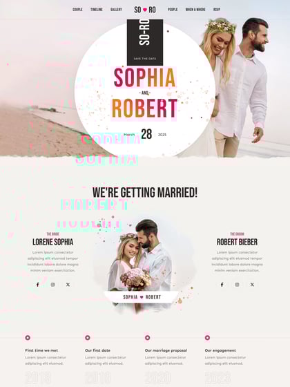 Crafto Wedding Template Thumbnail Preview