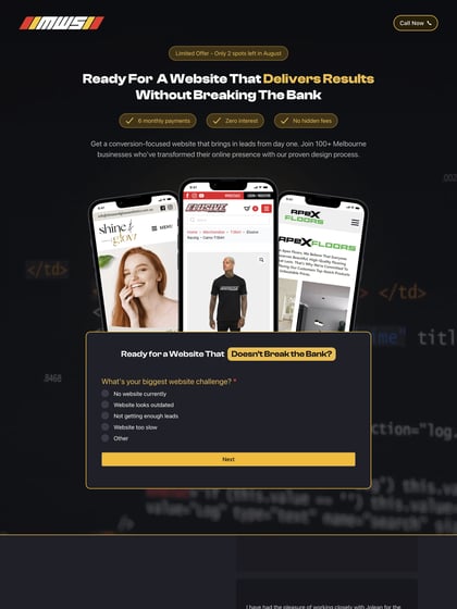 Melbourne Web Studio Thumbnail Preview