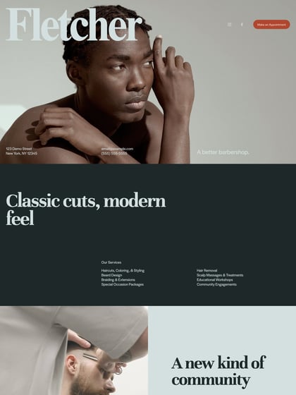 Fletcher Template Thumbnail Preview