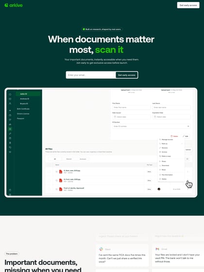 Arkive Thumbnail Preview
