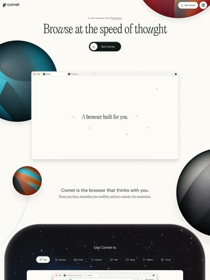 Comet Thumbnail Preview