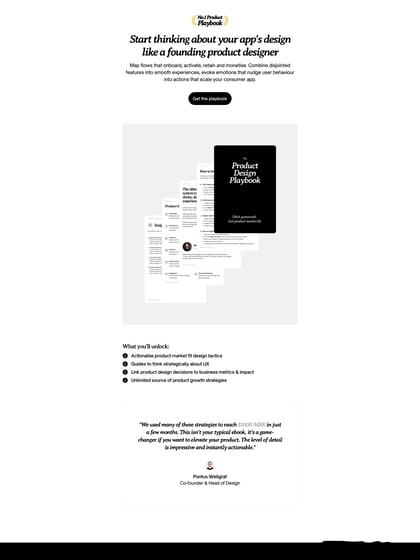Product Design Playbook Thumbnail Preview