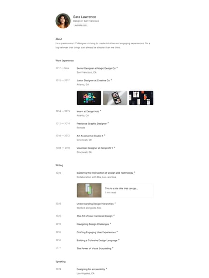 Read.cv Template Thumbnail Preview