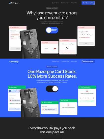 Razorpay Card Stack Thumbnail Preview