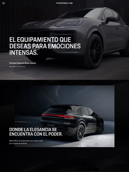 Porsche Cayenne Black Edition Thumbnail Preview