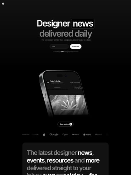 Today in Design Thumbnail Preview