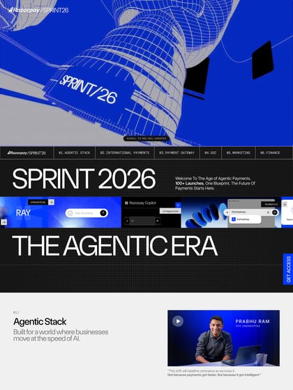 Razorpay Sprint 2026 Thumbnail Preview