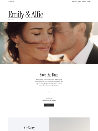 Ceremony Template Thumbnail Preview