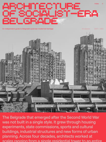 Architecture of Socialist-Era Belgrade Thumbnail Preview