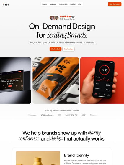 LineaDS Template Thumbnail Preview