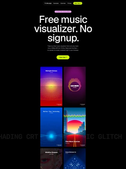 Trake.app Thumbnail Preview