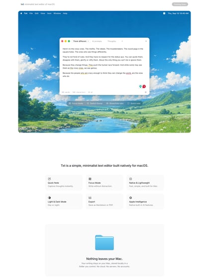 Txt Text Editor Thumbnail Preview