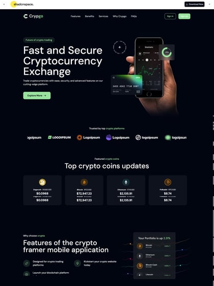 Crypgo Template Thumbnail Preview