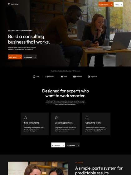 Executra Template Thumbnail Preview