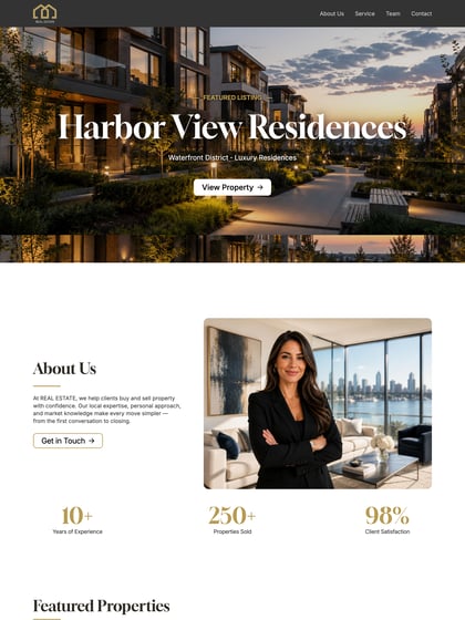 Real Estate Template Thumbnail Preview