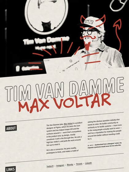 Tim Van Damme (Max Voltar) Thumbnail Preview