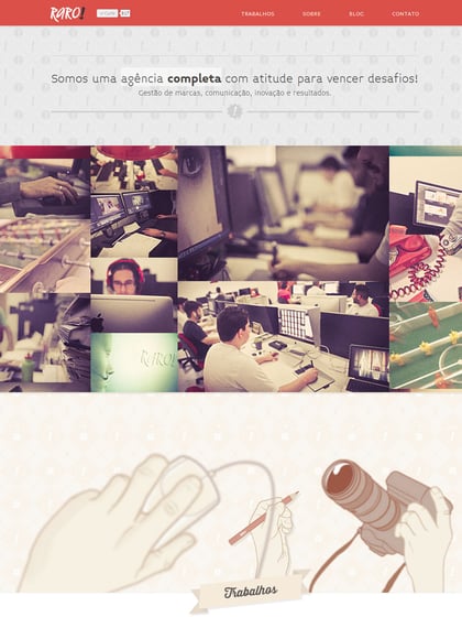 Raro! Agência de Comunicação Thumbnail Preview