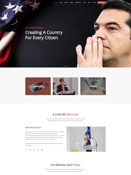 Nominee Template Thumbnail Preview