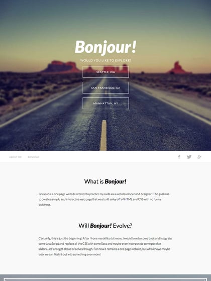 Bonjour! Thumbnail Preview