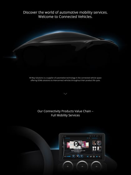 M-Way Solutions Connected Vehicle Thumbnail Preview