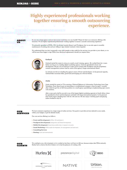 Ninjas for Hire Thumbnail Preview