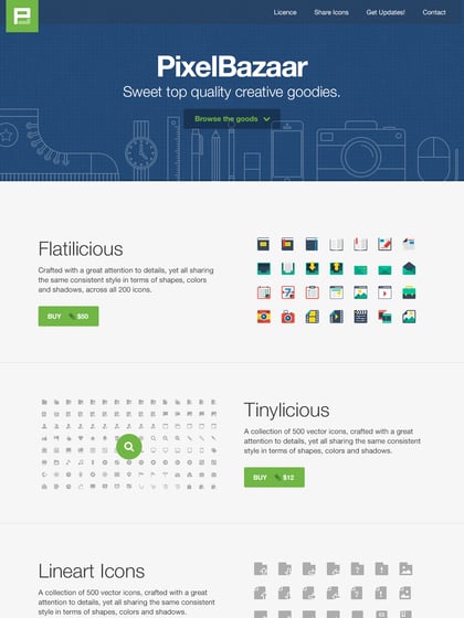 Pixel Bazaar Thumbnail Preview