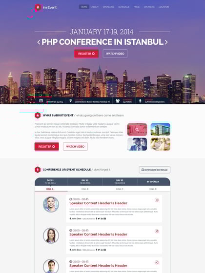 im Event Template Thumbnail Preview