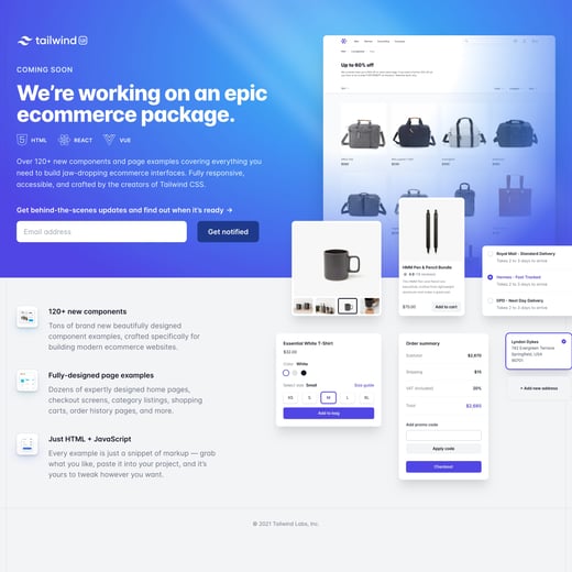 Tailwind UI Ecommerce
